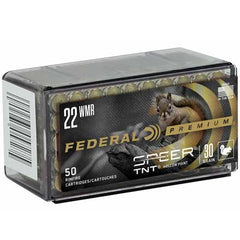 FEDERAL SPEER TNT HOLLOW POINT 22 WMR, 30GRAIN, 2200FPS