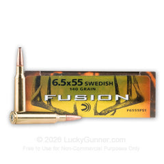 FEDERAL FUSION 6.5X55MM 140GR