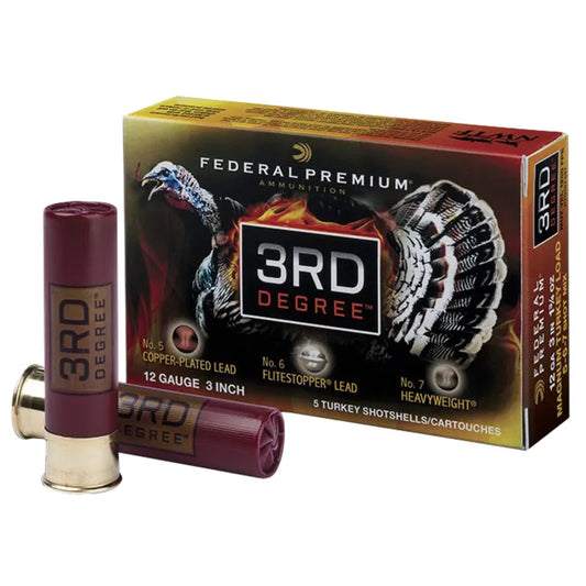 FEDERAL PREMIUM 3RD DEGREE 12GA. , 3'' , 1 3/4oz , SHOT 5-6-7