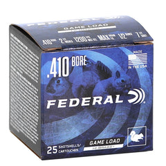 FEDERAL .410 BORE , 2 1/2'' , 1200 FPS, 1/2OZ, 6SHOT