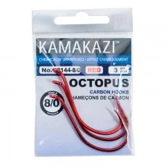 RED OCTOPUS HOOK KAMAKAZI