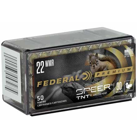 FEDERAL SPEER TNT HOLLOW POINT 22 WMR, 30GRAIN, 2200FPS