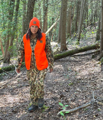 DOSSARD DE CHASSE POUR FEMME / POULE DES BOIS