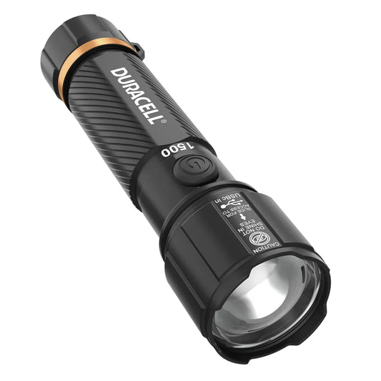 HYBRID LED FLASHLIGHTS DURACELL 1500 LUMEN
