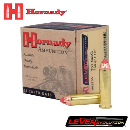 HORNADY LEVEREVOLUTION 357MAG,  140GR, 1440FPS