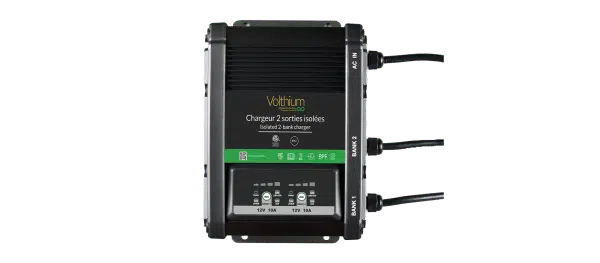 CHARGER 2 BANK 20A - 10A PAR SORTIE / VOLTHIUM