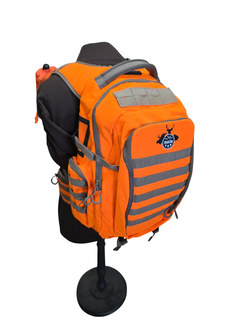 SAC À DOS DE CHASSE ORANGE \ TRAKTIQ