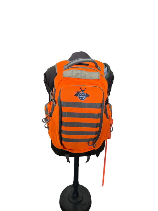 SAC À DOS DE CHASSE ORANGE \ TRAKTIQ
