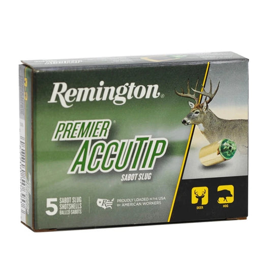 REMINGTON PREMIER ACCUTIP SABOT SLUG, 20GAUGE, 3'', 1900FPS, 260GRAIN