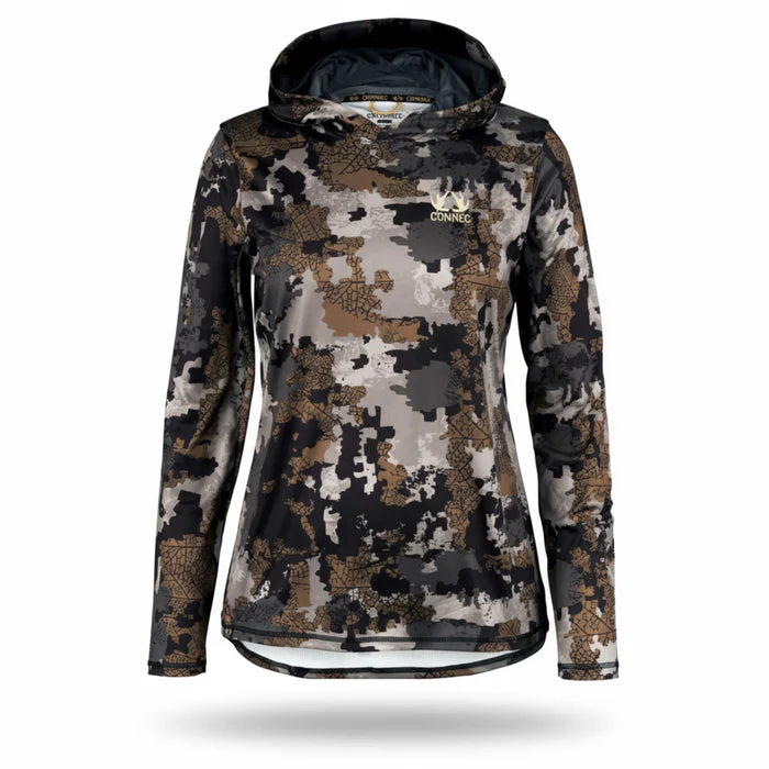 W'S LT BREEZE CAMO II HOODIE / CONNEC