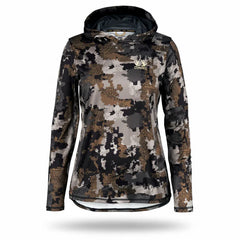 W'S LT BREEZE CAMO II HOODIE / CONNEC