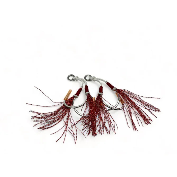 HAMEÇON DOUBLES RED FLASH LES PRODUITS DE PÊCHE BM