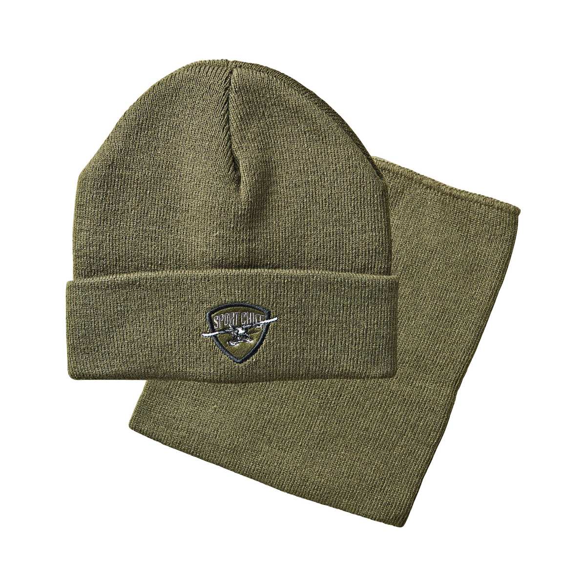 COMBO TUQUE ET CACHE COU CLASSIQUE ACRYLIQUE / SPORTCHIEF