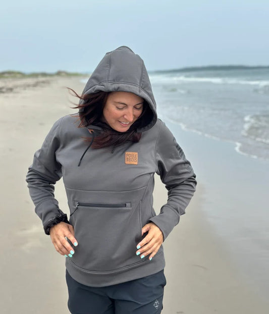 HOODIE FEMME À COUETTE SHADOW / POULE DES BOIS