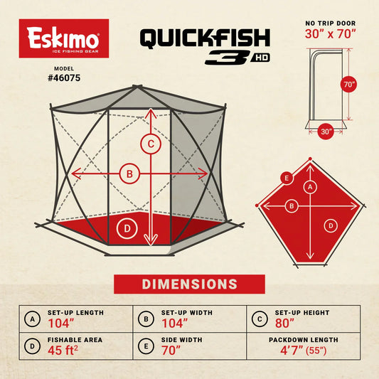 ESKIMO QUICK FISH 3HD INSULATED