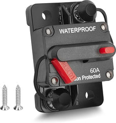 MARINE CIRCUIT BREAKER  RED WOLF 60 AMP