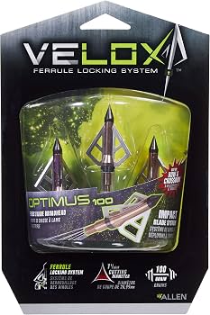 VELOX TERMINUS 100 GRAIN FIXED 3 BLADE BROADHEAD