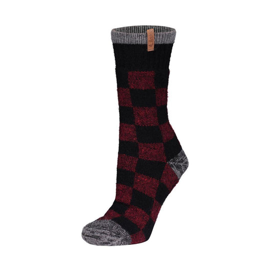 CHAUSETTES EN LAINE À CARREAUX / LASKA