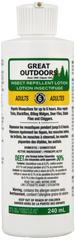 LOTION ANTI-INSECTES GREAT OUTDOORS À 30 % DE DEET 240ML