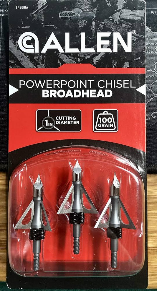 POWER POINT CHISEL BROADHEAD / ALLEN