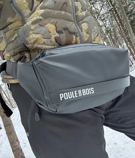 SAC BANDOUILLÈRE NOIR PDB / POULE DES BOIS