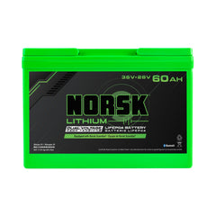 36V+28V 60Ah DUAL VOLTAGE LiFePO4 LITHIUM BATTERY NORSK