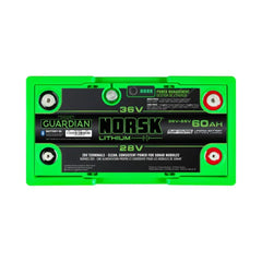 36V+28V 60Ah DUAL VOLTAGE LiFePO4 LITHIUM BATTERY NORSK
