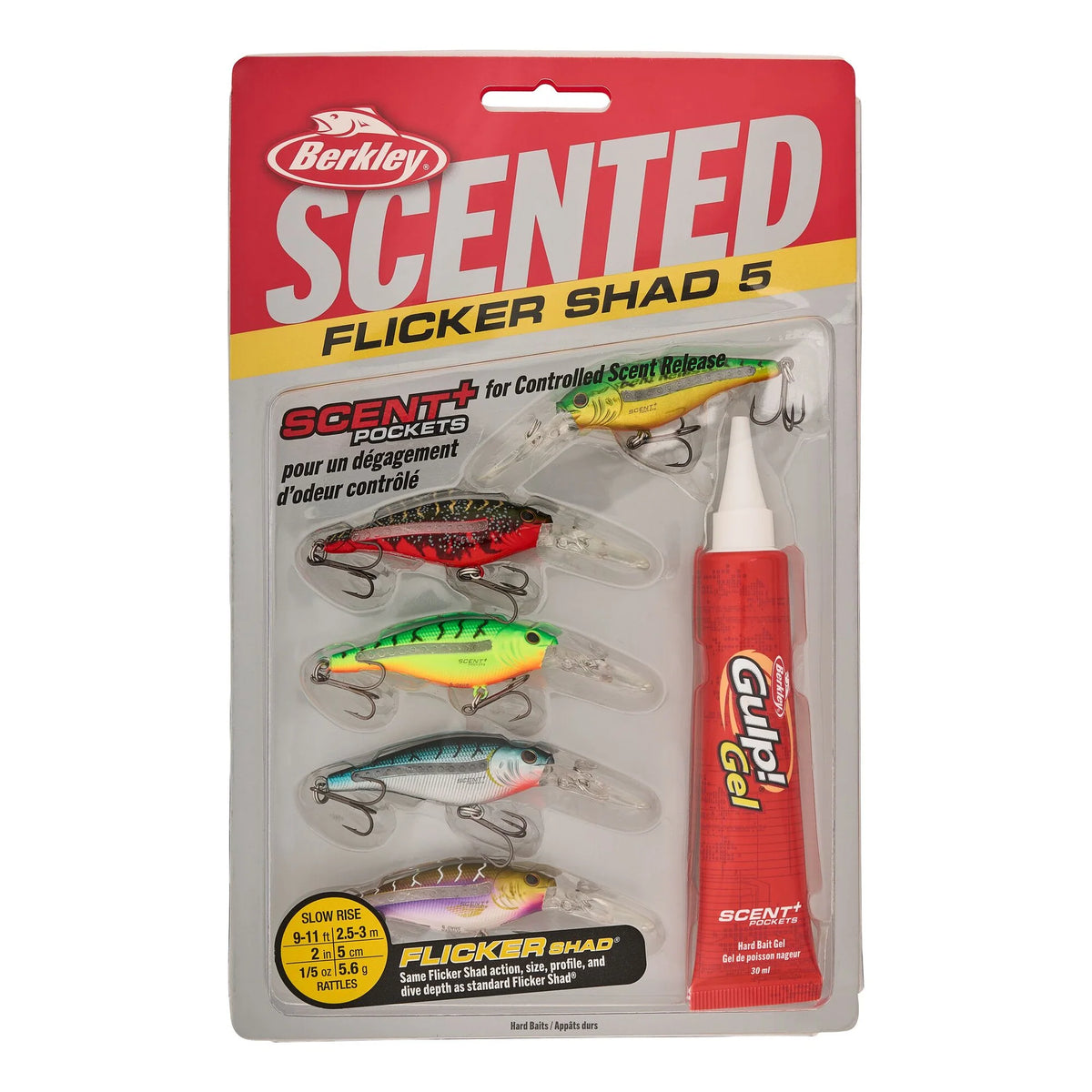 SCENTED FLISCKER SHAD PACK / BERKLEY