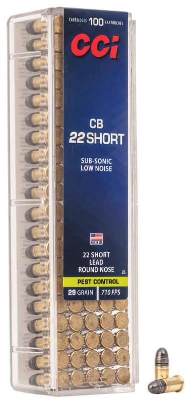 CCI 22LR, LOW NOISE, 29GR. , 710FPS