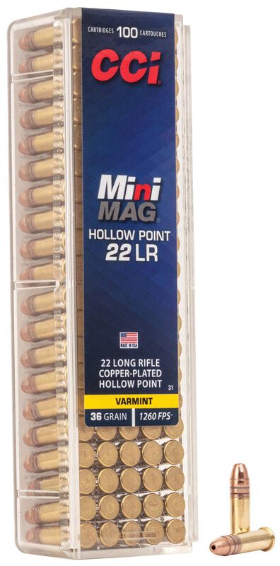 MINI MAG HALLOW POINT 22LR CCI