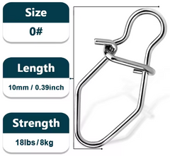 SNAP CLIP STAINLESS STEEL