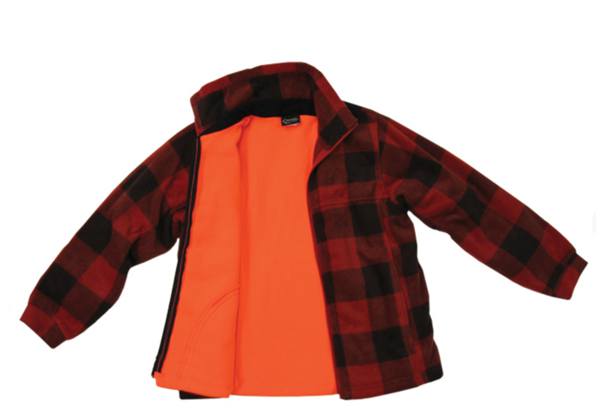 JUNIOR LUMBERJACK JACKET REVERSIBLE BLAZE ORANGE / BACKWOODS