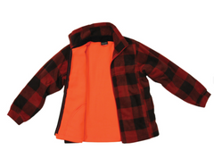 JUNIOR LUMBERJACK JACKET REVERSIBLE BLAZE ORANGE / BACKWOODS