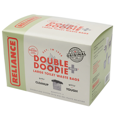DOUBLE DOODIE TOILET WASTE BAGS / RELIANCE
