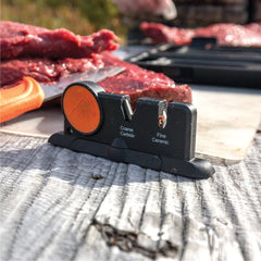 EDGE-X 100 2 STAGE KNIFE SHARPENER / POCKET CARBIDE + CERAMIC