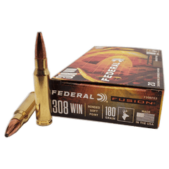 FEDERAL FUSION 308 WIN BONDED SOFT POINT
