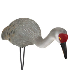 LIVE FULLY FLOCKED SANDHILL CRANE DECOYS FEEDER - 2 PACK