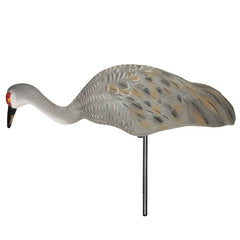 LIVE FULLY FLOCKED SANDHILL CRANE DECOYS FEEDER - 2 PACK