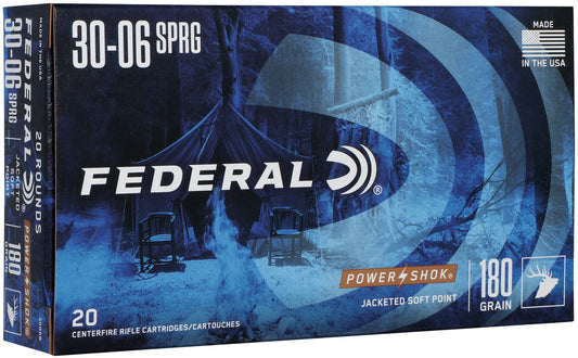 FEDERAL POWER-SHOK 30-06 SPRG 180GRAIN