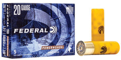 FEDERAL SABOT SLUG 20GAUGE, 2 3/4'', 1450FPS MUZ VEL, 7/8OZ