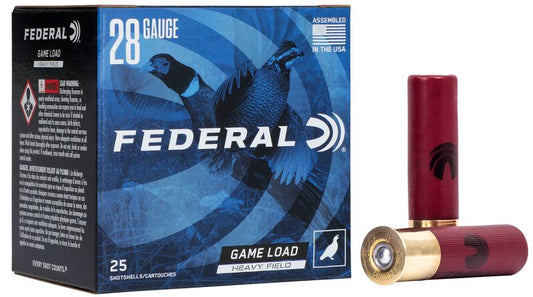FEDERAL GAME LOAD HEAVY FIELD , 28GA, 2 3/4'' , 1220FPS , 1OZ , 6SHOT