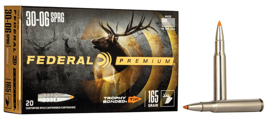 FEDERAL PREMIUM TROPHY BONDED , 30-06 SPRG, 165 GR.