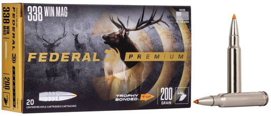 FEDERAL TROPHY BONDED TIP 338WIN MAG, 200GR, 2930FPS