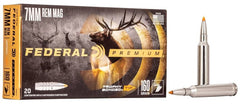 FEDERAL PREMIUM 7MM REM MAG 160GR. TROPHY BONDED
