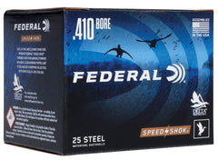 FEDERAL SPEED-SHOK , .410GA. BORE , 1400FPS , 3'' , 3/8oz , 6SHOT