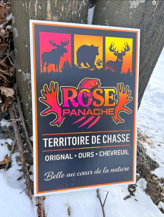 PANCARTE TERRITOIRE DE CHASSE