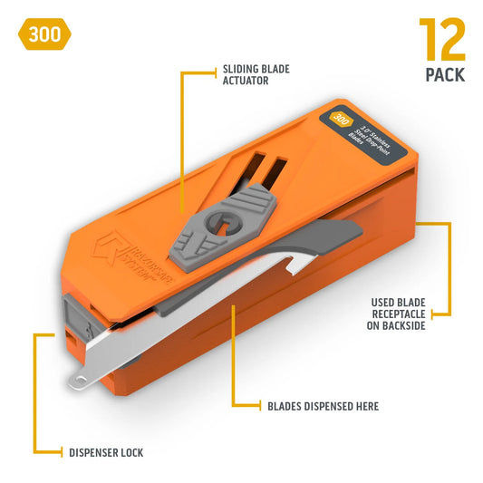 3" DROP-POINT BLADE DISPENSER - 12 BLADES / OUTDOOR EDGE