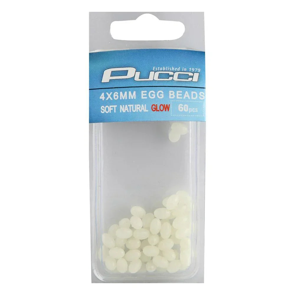 PUCCI BEADS 4X6MM 60/PK GLOW