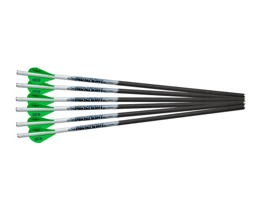 PROFLIGHT™ (16.5″, 18″, or 20″) CARBON ARROWS – 6 PACK
