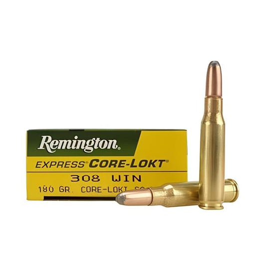 REMINGTON 308 WIN , CORE-LOKT SP , 180GR